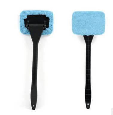 Car Window Cleaner Brush Kit Windshield Wiper Microfiber Wiper Cleaner Cleaning Brush Auto Cleaning Wash Tool With Long Handle