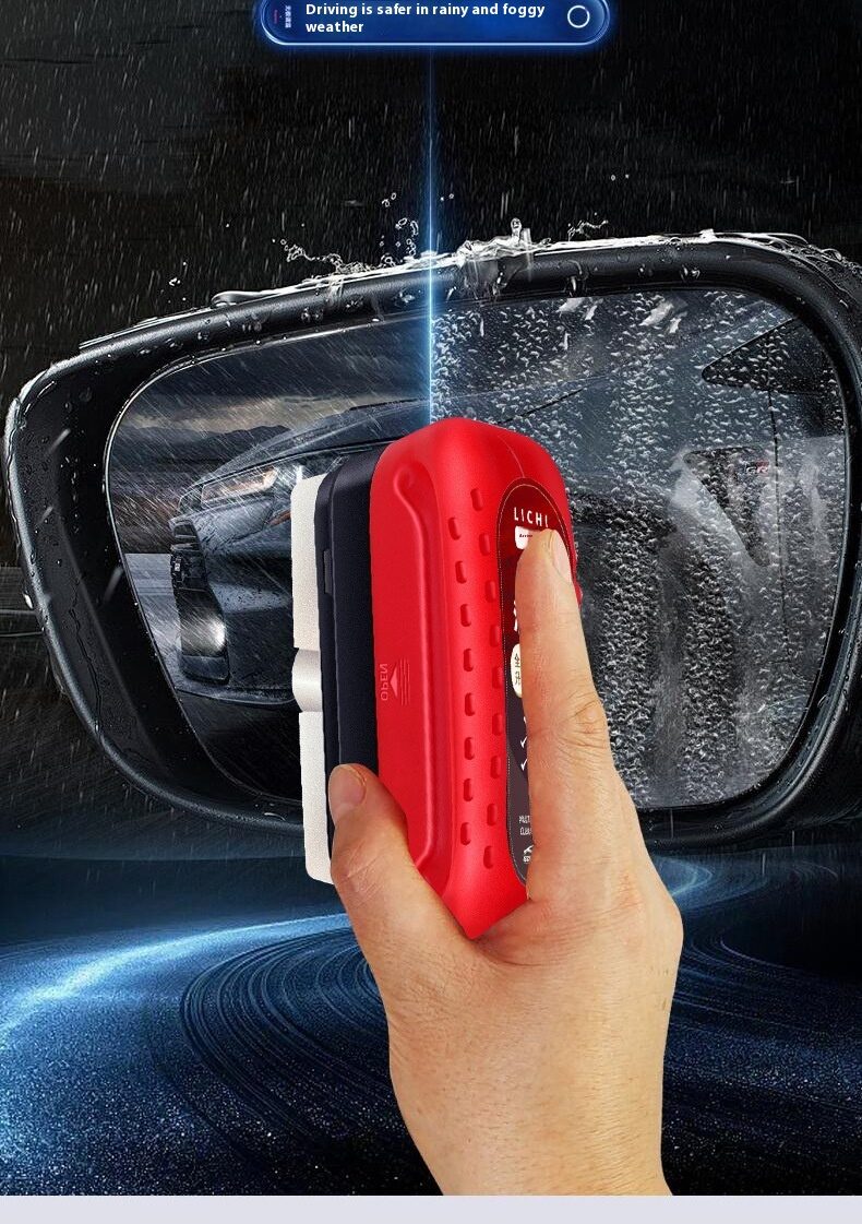 Automotive Oil Film Cleaning Brush Windshield Car Glass Sponge Cleaner Universal Removes Dirt Glass Cleaning Wipe Board Tool