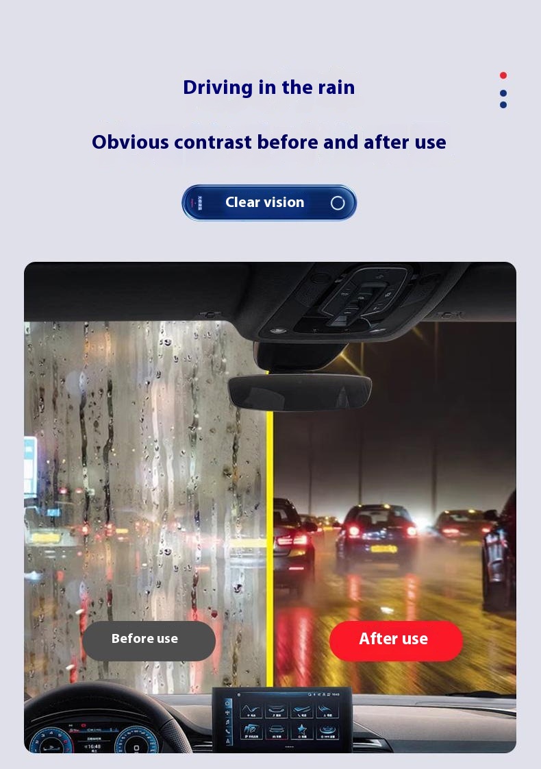 Automotive Oil Film Cleaning Brush Windshield Car Glass Sponge Cleaner Universal Removes Dirt Glass Cleaning Wipe Board Tool